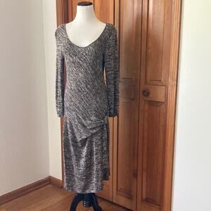 Max Edition Brown Lightweight Sweater Dress, Size L